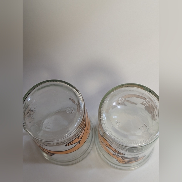 1988 Dinosaur Welch's T-Rex Jelly Jar Tyrannosaurus Rex Juice Drinking Glass X 2 - Picture 5 of 7